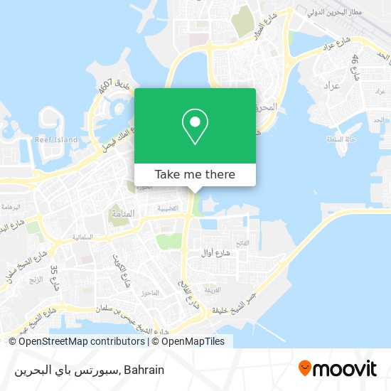 سبورتس باي البحرين map