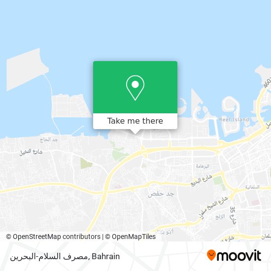 مصرف السلام-البحرين map