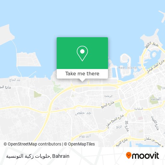 حلويات زكية التونسية map