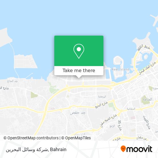 شركة وسائل البحرين map