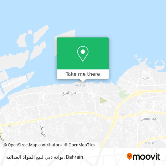 بوابة دبي لبيع المواد الغذائية map