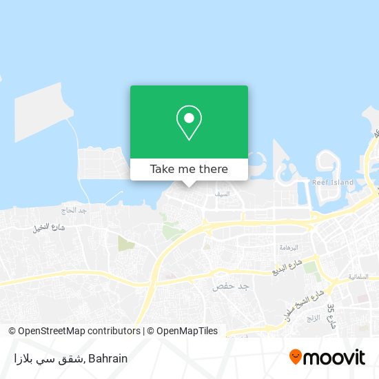 شقق سي بلازا map