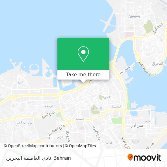 نادي العاصمة البحرين map