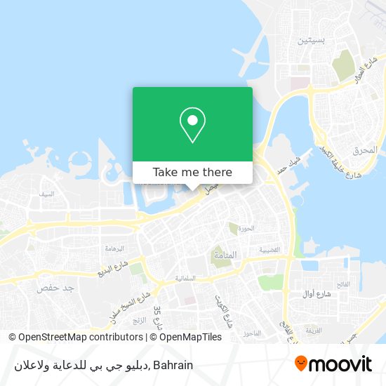 دبليو جي بي للدعاية ولاعلان map