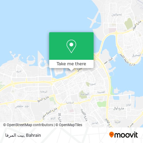 بيت المرفا map