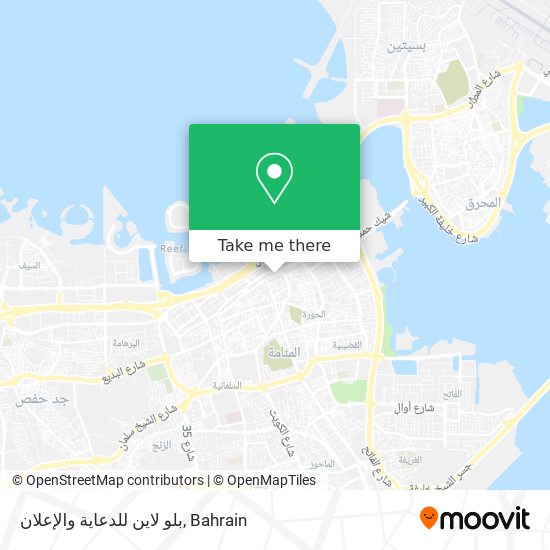 بلو لاين للدعاية والإعلان map