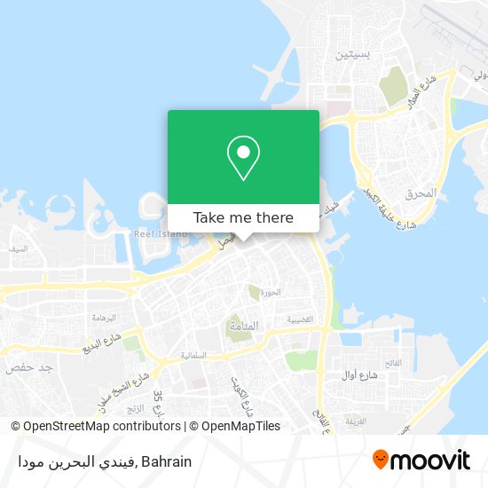فيندي البحرين مودا map