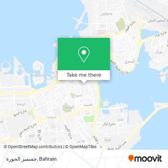 جسميز الحورة map