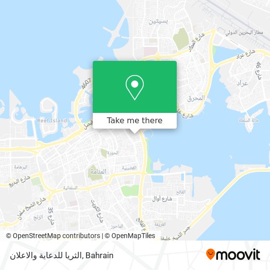 الثريا للدعاية والاعلان map