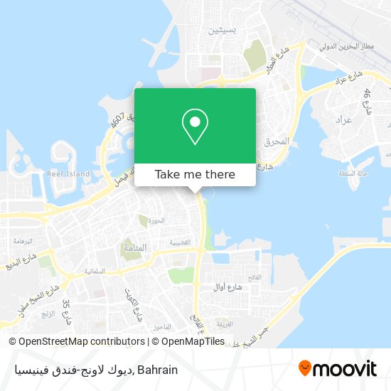 ديوك لاونج-فندق فينيسيا map