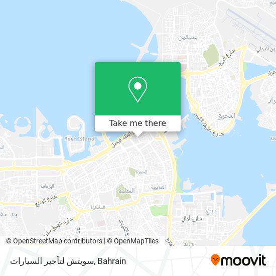 سويتش لتأجير السيارات map