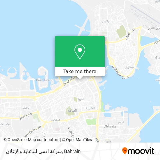شركة أدمي للدعاية والإعلان map