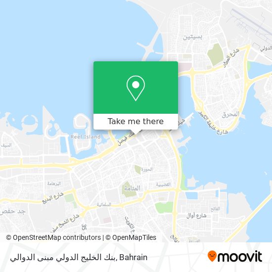 بنك الخليج الدولي مبنى الدوالي map