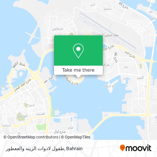 طفول لادوات الزينه والععطور map