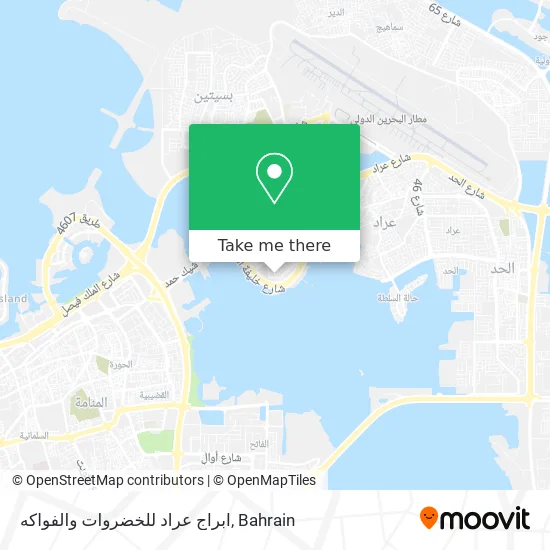 ابراج عراد للخضروات والفواكه map