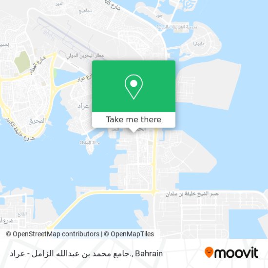 جامع محمد بن عبدالله الزامل - عراد. map