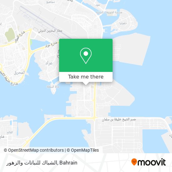 الشباك للنباتات والزهور map