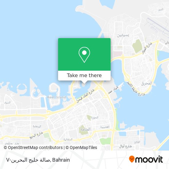 V-صالة خليج البحرين map
