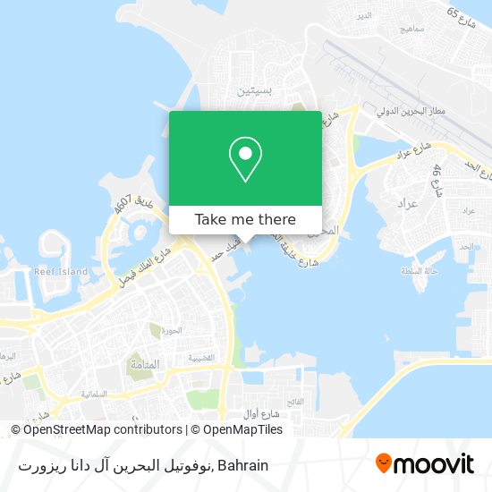 نوفوتيل البحرين آل دانا ريزورت map