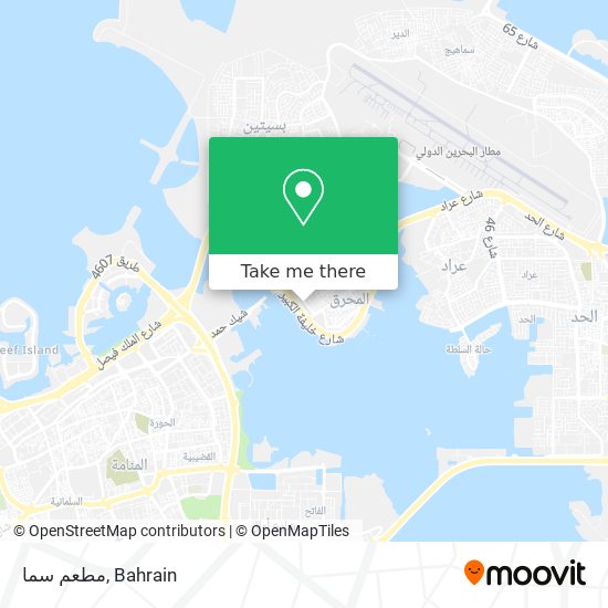 مطعم سما map