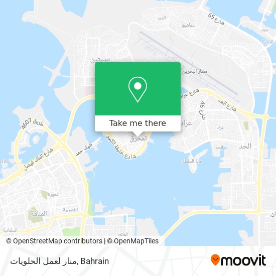 منار لعمل الحلويات map