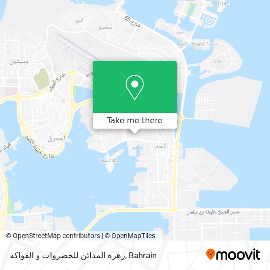 زهرة المدائن للخضروات و الفواكه map