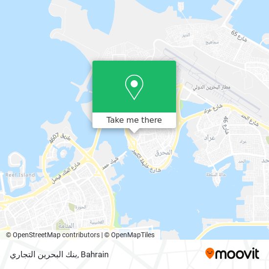 بنك البحرين التجاري map