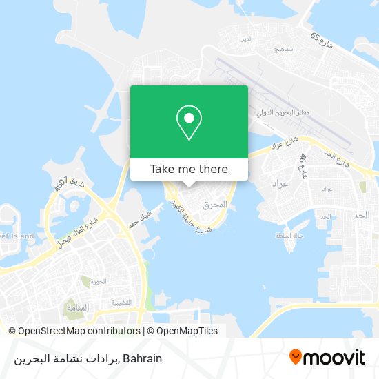 برادات نشامة البحرين map