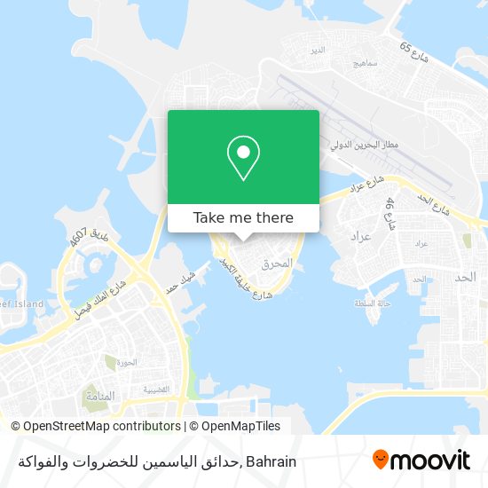 حدائق الياسمين للخضروات والفواكة map