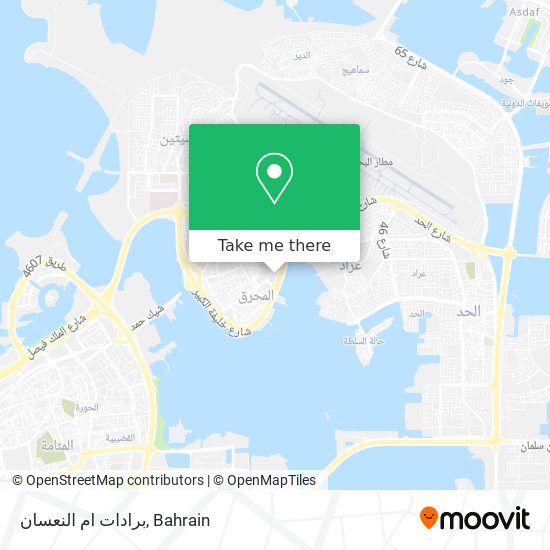 برادات ام النعسان map