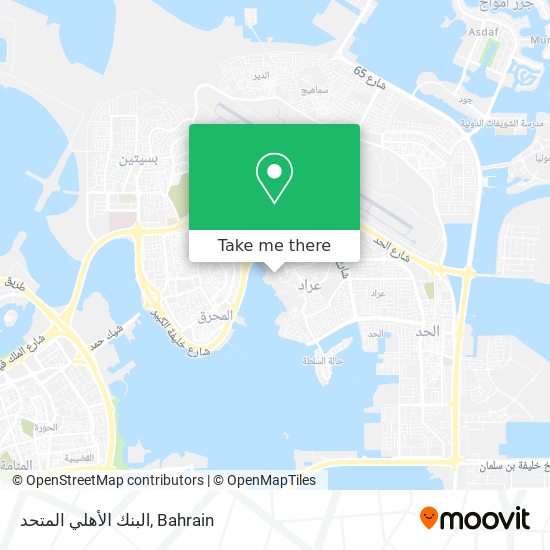 البنك الأهلي المتحد map