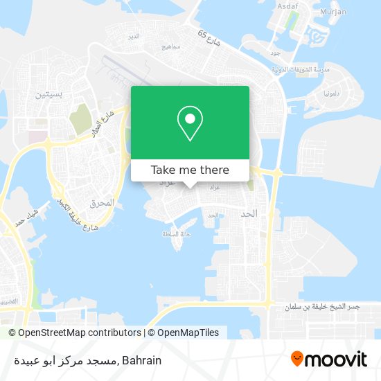 مسجد مركز ابو عبيدة map