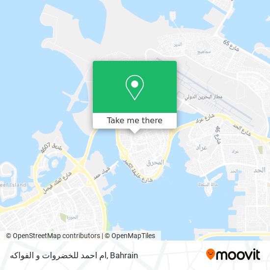 ام احمد للخضروات و الفواكه map