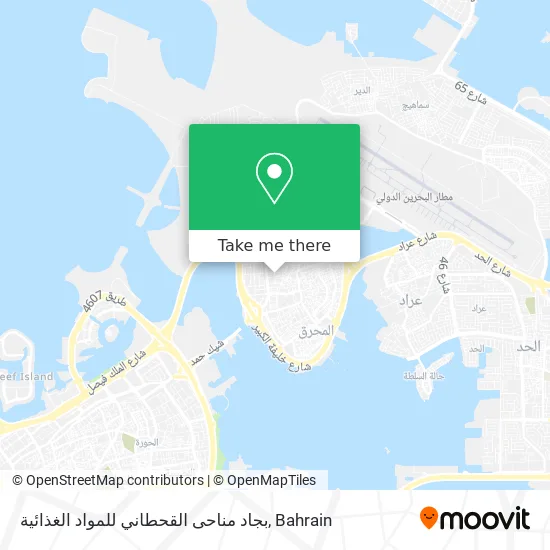 بجاد مناحى القحطاني للمواد الغذائية map