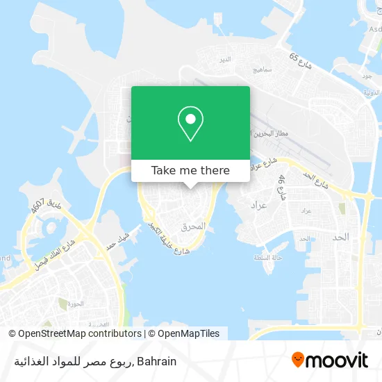 ربوع مصر للمواد الغذائية map