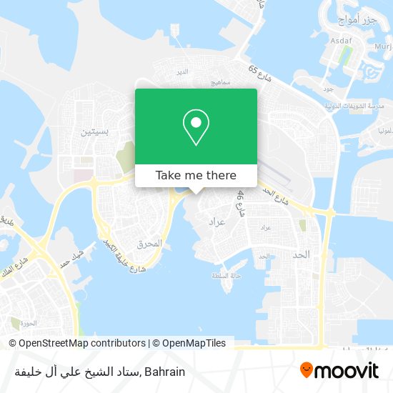 ستاد الشيخ علي أل خليفة map
