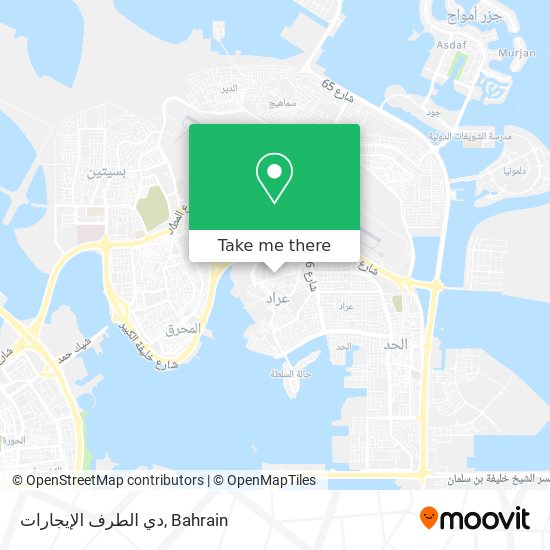 دي الطرف الإيجارات map