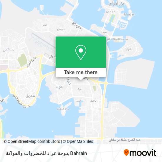 دوحة عراد للخضروات والفواكة map