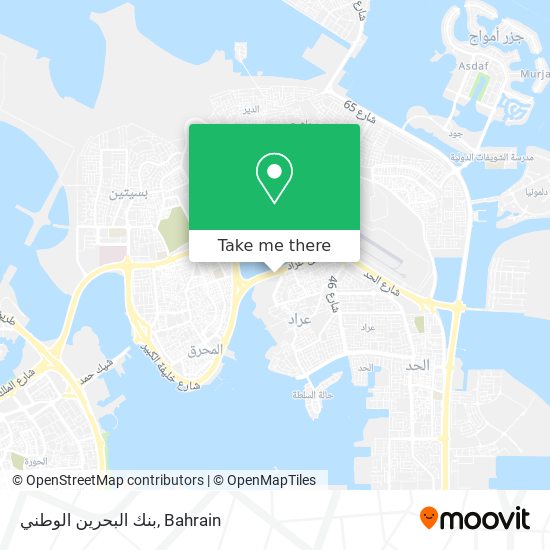 بنك البحرين الوطني map