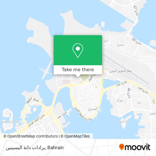 برادات دانة البسيتين map