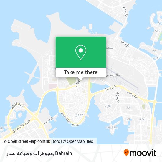 مجوهرات وصباغة بشار map