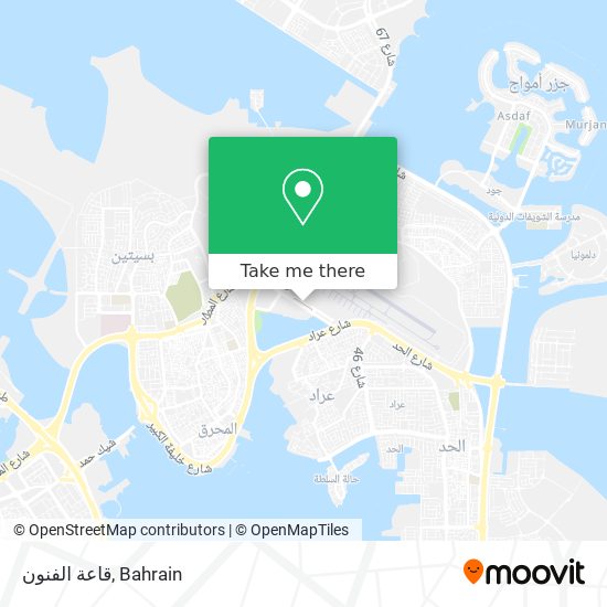 قاعة الفنون map