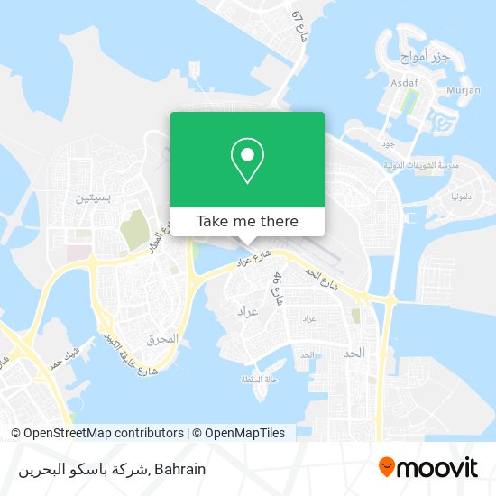 شركة باسكو البحرين map