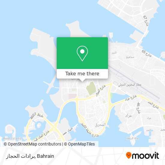 برادات الحجاز map