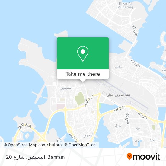 البسيتين، شارع 20 map