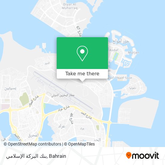 بنك البركة الإسلامي map