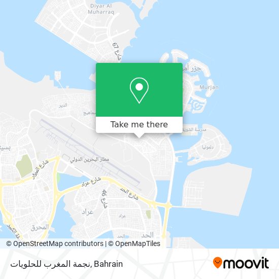 نجمة المغرب للحلويات map