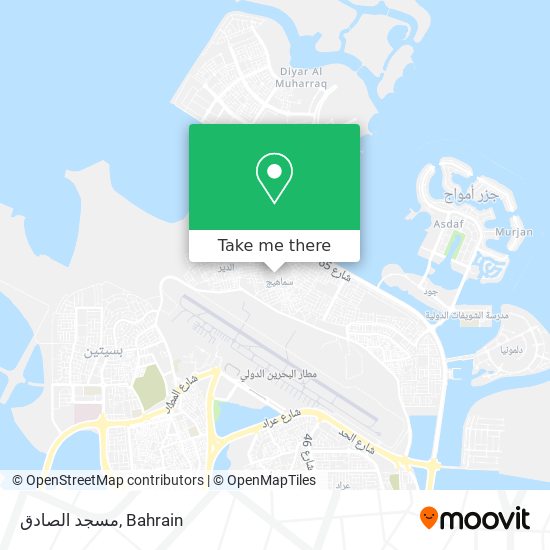 مسجد الصادق map