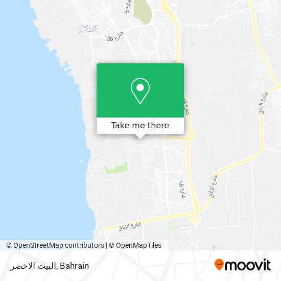 البيت الاخضر map