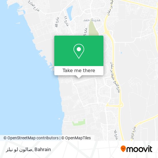 صالون لو نيلز map